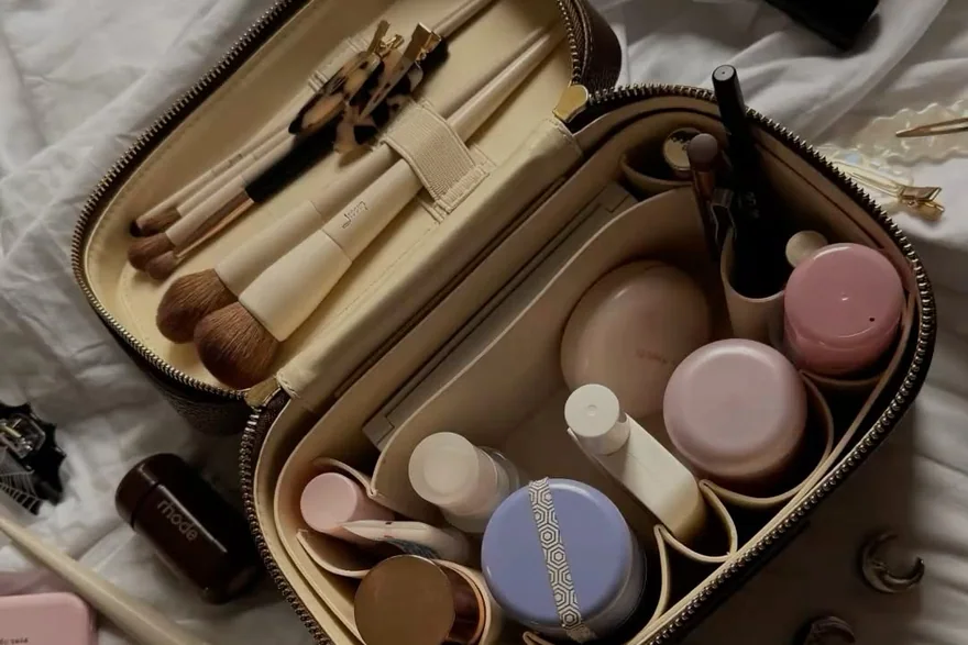 Best Waterproof Toiletry Bags 2026 — Bulk cosmetic bag production detail