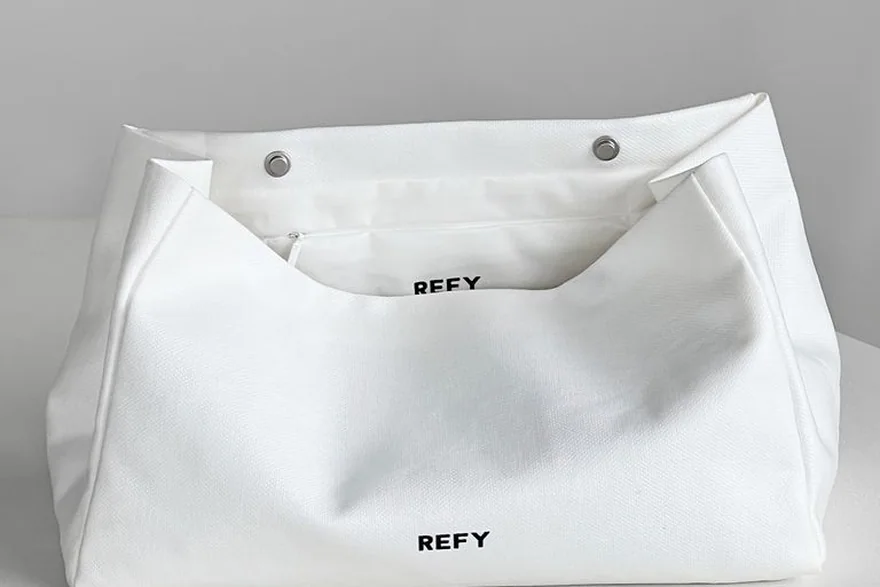 Custom Cosmetic Bag Prototyping — Custom logo cosmetic bag sample