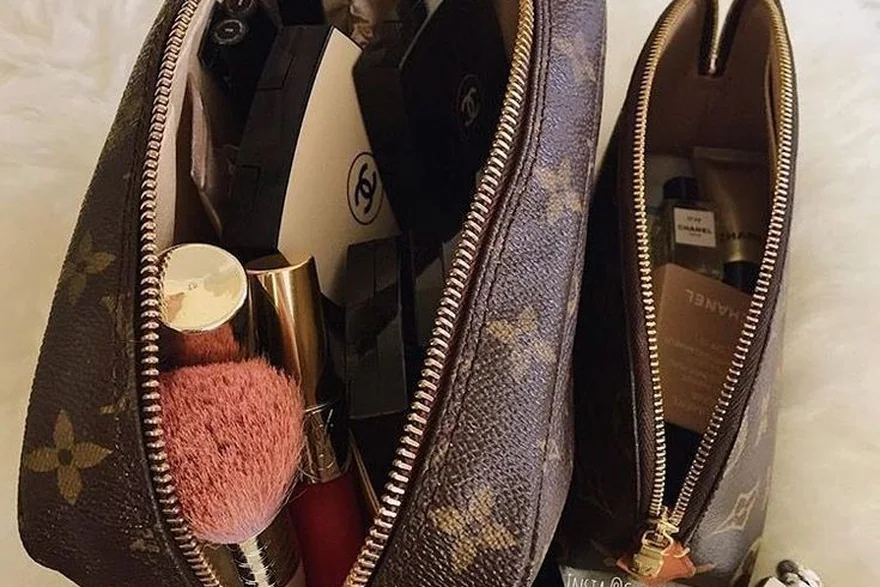 How to Declutter Your Cosmetic Bag — Beauty bag material and construction detail