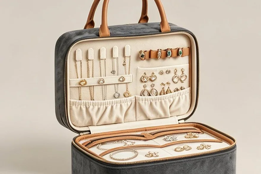 Luxury Cosmetic Bags — Custom logo cosmetic bag sample