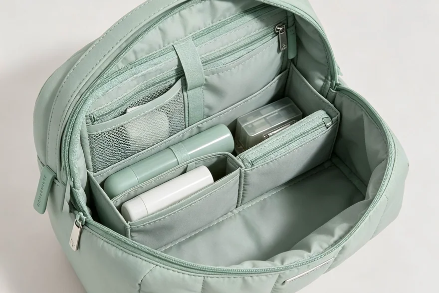 Makeup Bags for Makeup Artists — Beauty bag material and construction detail