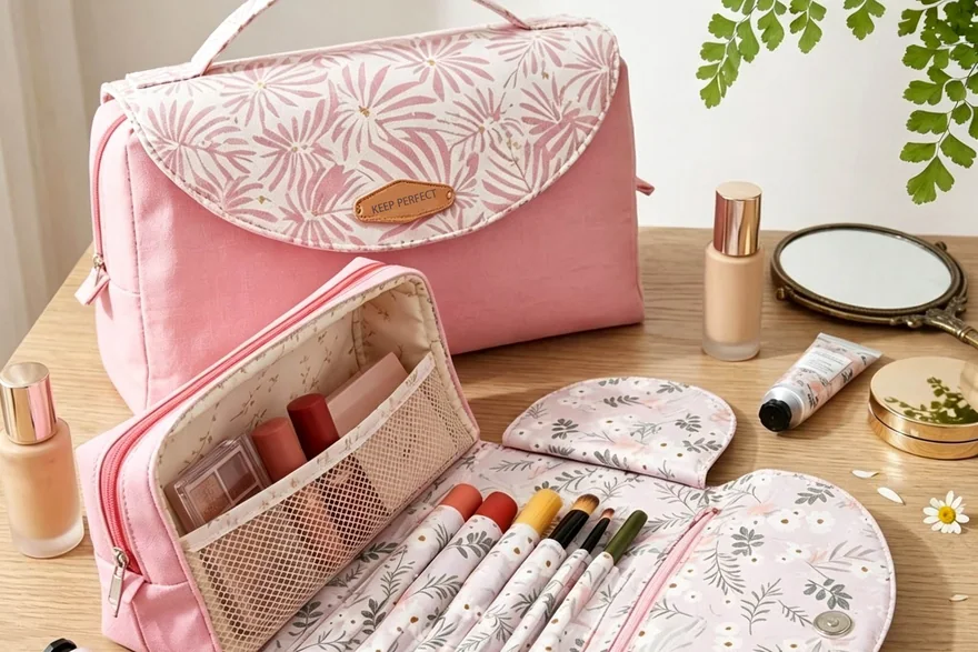 People Also Ask — Custom logo cosmetic bag sample